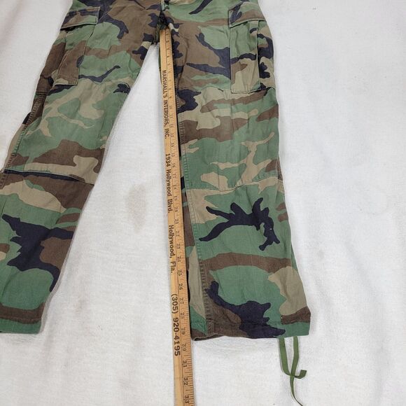 Military Pants Mens Sz M US Army Woodland Camo Liner Cold Y2k Gorpcore Grunge - Picture 4 of 15